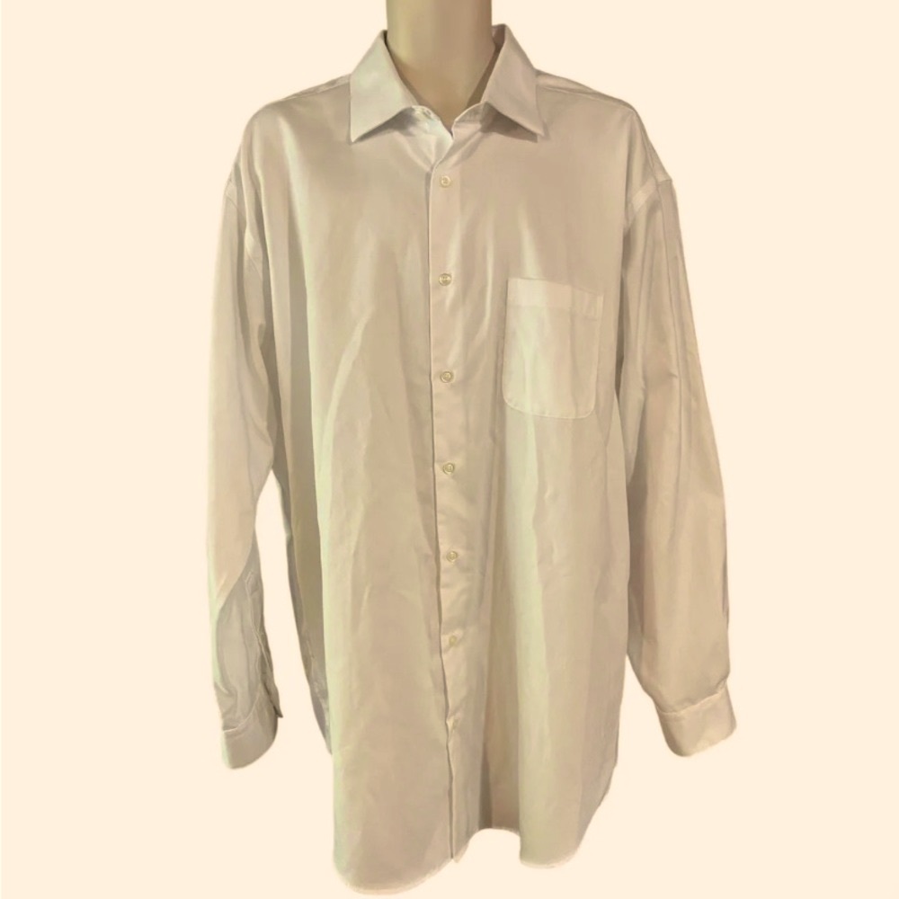 Pronto Uomo dress shirt size 16.5 Tall. No Iron! - Picture 1 of 8
